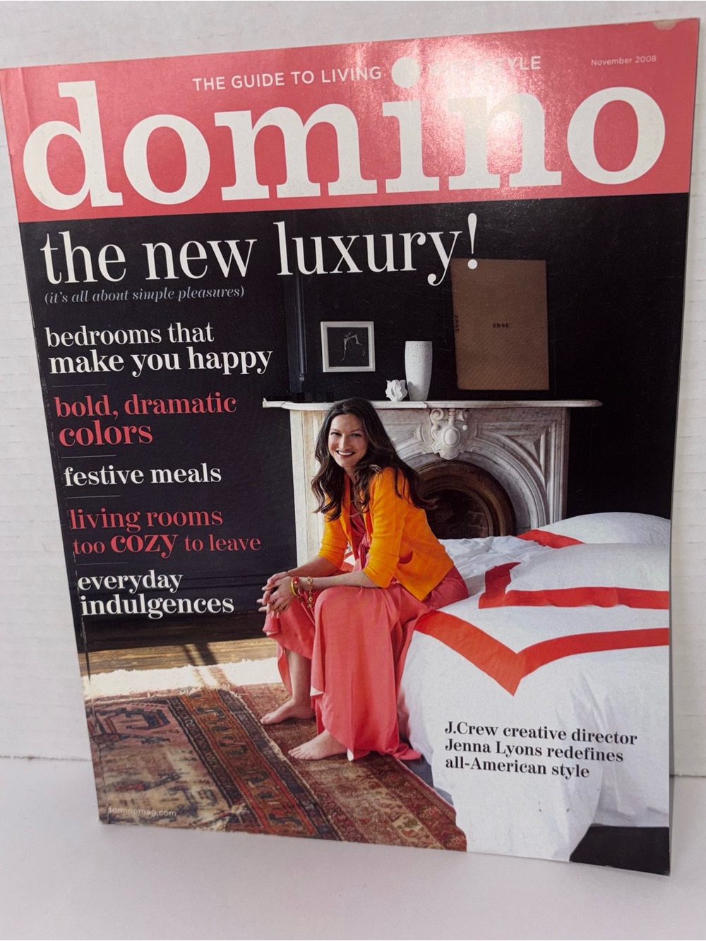 Domino magazine, Nov. 2008 very  good condition - includes Bed Bath & Beyond